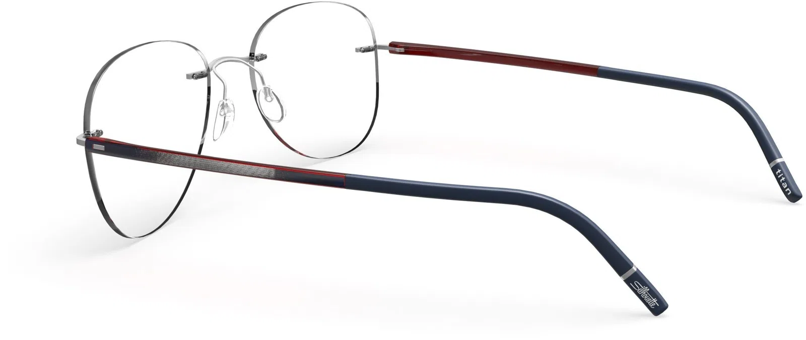Silhouette The Wave Color Groove Demo Rimless 5567 Eyeglasses - view 16